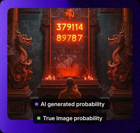 Accurate AI image detection - Advanced visual analysis