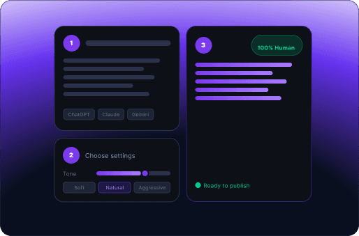 How to humanize AI text in 3 simple steps