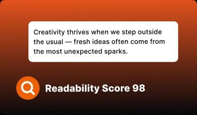 100% human content with high readability scores