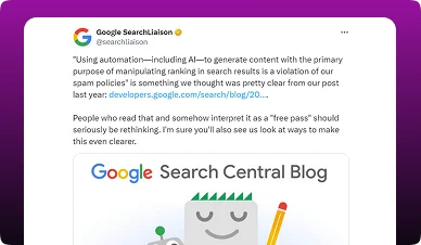 Humanize AI-generated text to protect against Google penalties